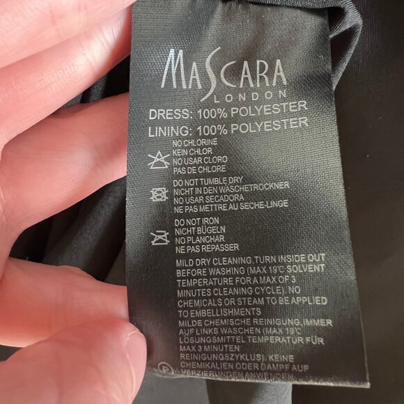 Mascara London Evening Wear Cutout Mixi Dress Gown Prom Black Tie Wedding Guest - Picture 6 of 8